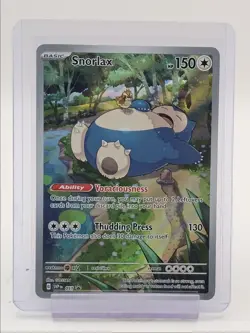 SNORLAX 2023 POKEMON SCARLET & VIOLET 151 ETB BLACK STAR PROMO #051 Q6600 - Image 1