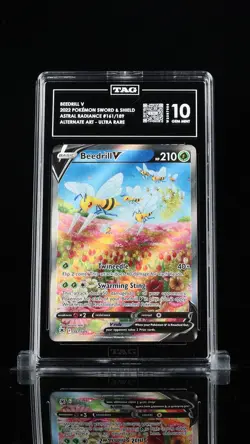 Pokemon TCG Astral Radiance Beedrill V 161/189 Alt Art TAG 10 Gem Mint - Image 1