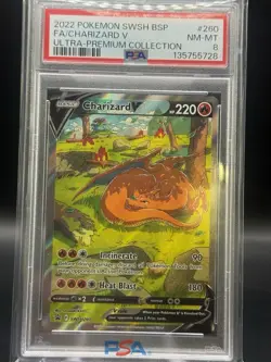 2022 Pokemon SWSH BSP FA/Charizard v Ultra Premium Collection PSA 10 - Image 1