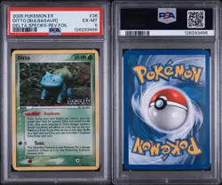 2005 POKEMON EX DELTA SPECIES #36 DITTO [BULBASAUR] DELTA SPECIES-REV.FOIL - Image 3