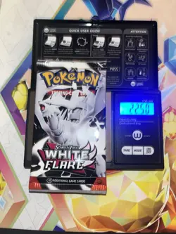 Very Heavy! 22.50g Pokemon TCG SV10.5 White Flare Booster Pack Sealed! - Image 1
