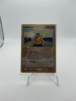 Pokemon Sandshrew 82/113 EX Delta Species Reverse Holo Common Basic 50HP English - Image 1