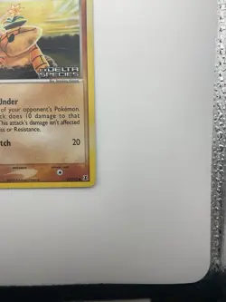 Pokemon Sandshrew 82/113 EX Delta Species Reverse Holo Common Basic 50HP English - Image 3