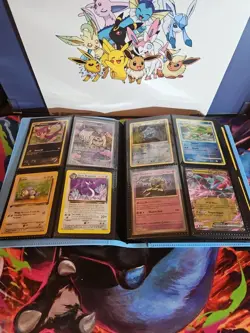 160 Pokemon Binder Collection | 30+ Vintage/WOTC/EX's+ Modern Holos + More - Image 2