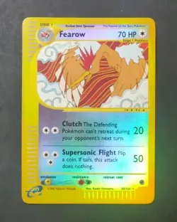 Rare, Reverse Holo Pokemon Expedition Set Fearow 45/165 (English) - Image 1