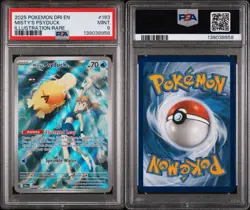 2025 Pokemon Destined Rivals Misty's Psyduck #193/182 PSA 9 - Image 3