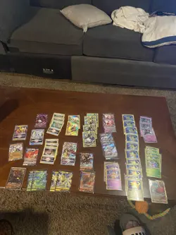 57 card lot of miscellaneous pokemon cards all holos mostly silver tempest - Image 1