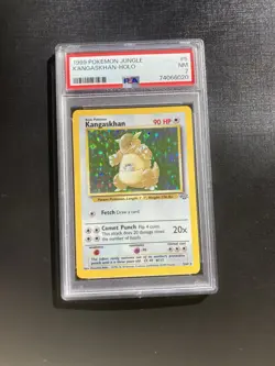 PSA 7 Kangaskhan 5/64 Pokemon Jungle Unlimited Holo Rare TCG NM - Image 1
