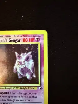 2000 Sabrina's Gengar 014/132 Gym Heroes Holo Rare Vintage Pokemon TCG WoTC - Image 4