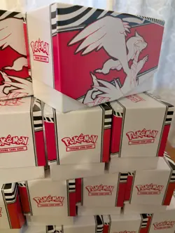 Pokemon White Flare Empty Elite Trainer Box Lot Of 20 ETB's No Packs - Image 2