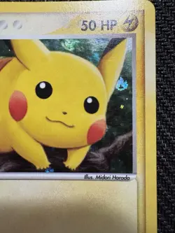 Pokemon TCG Pikachu EX Fire Red & Leaf Green 74/112 Reverse Holo 2004 LP - Image 4