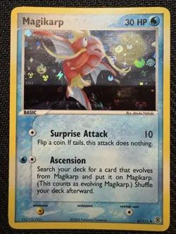 Pokemon TCG Magikarp EX FireRed & LeafGreen Reverse Holo 67/112 LP Excellent - Image 1