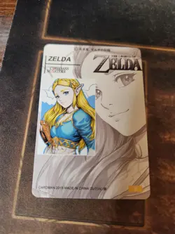 The Legend of Zelda - Gold Accent Art Character Collectible Card - Zelda - Image 2