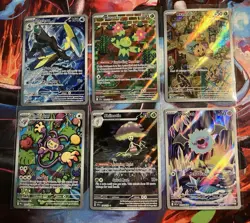 Pokemon Illustration Rare Full Art Cards Lot (6 Cards Total) - Image 1