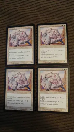 Magic: the Gathering / MtG Daru Warchief x4 Scourge - Image 1