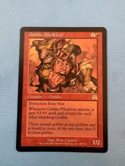 MTG Onslaught Edition, Goblin PileDriver! 2002 Vintage Magic! - Image 1