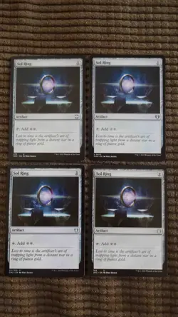 Magic: the Gathering / MtG Sol Ring x4 Mixed Sets - Image 1