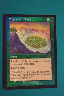 Skyshroud Blessing (FOIL) - Planeshift - Never Played - Magic The Gathering - Image 1