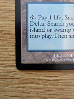 MTG Onslaught Polluted Delta Rare Fetch Land [LP] Lightly Played - Image 2