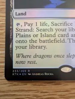 MTG Khans of Tarkir Flooded Strand Rare Fetch Land [Foil] [NM] - Image 3