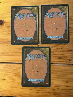 MTG Magic the Gathering – 3x Disenchant x3 – FBB German - Foreign - 1 is MISCUT - Image 2