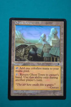 Ghost Town - MTG- Tempest - Never Played - Magic The Gathering - Image 1