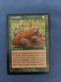 Food Chain, Mercadian Masques (light Misprint) MTG - Image 1