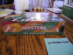 Magic The Gathering Commander Masters Set Booster Box - 24 Set Boosters SEALED 195166216805 - Image 1