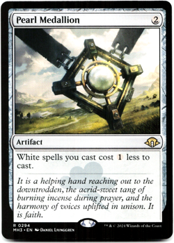 Pearl Medallion (NM) Modern Horizons 3 MH3 Magic MTG - Image 1