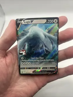 138/195 Lugia V Prize Pack Series Stamped Play Pokemon TCG Silver Tempest - Image 3