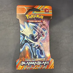 Pokemon Black & White Plasma Blast 2013 Sleeved Booster Pack Dialga Art SEALED - Image 1