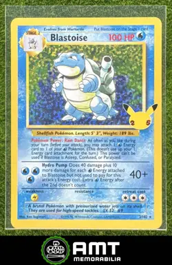 Blastoise 2021 Pokemon Sword & Shield Celebrations Classic Collection #2/102 - Image 1