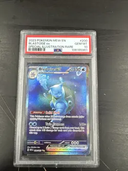 Pokemon 151 Scarlet & Violet Blastoise EX 200/165 PSA 10 - Image 1