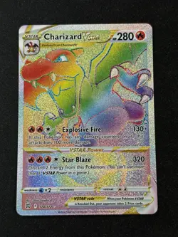 Pokemon TCG Charizard VSTAR Secret Rare 174/172 Brilliant Stars Sword & Shield - Image 1