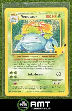 Venusaur 2021 Pokemon Sword Shield Celebrations Classic #15/102 Rare Base Set #1 - Image 1