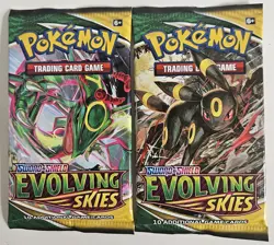 Pokemon TCG Evolving Skies 2× Booster Packs - New and Sealed - Image 1
