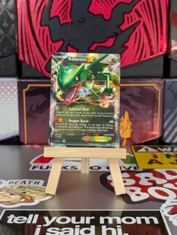 Rayquaza EX Pokemon Black and White Promos Holo Rare BW47 - Image 1