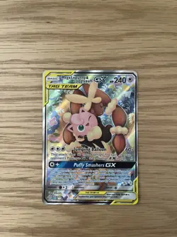 Mega Lopunny & Jigglypuff GX 226/236 Tag Team Cosmic Eclipse - Pokemon TCG - Image 1