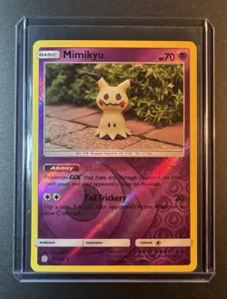 Mimikyu -97/236 - Yuka Morri Art Reverse Holo - SM Cosmic Eclipse Pokemon TCG-NM - Image 1