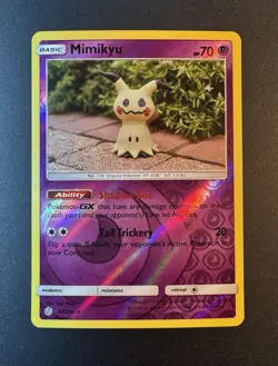 Mimikyu -97/236 - Yuka Morri Art Reverse Holo - SM Cosmic Eclipse Pokemon TCG-NM - Image 3