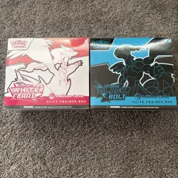 Pokemon Center Black Bolt and White Flare Elite Trainer Box ETB Bundle - Image 1