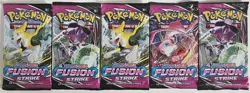 Pokemon TCG Fusion Strike 5× Booster Packs - New and Sealed - Image 1