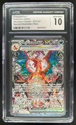 2023 Pokemon SV Obsidian Flames - OBF EN Charizard ex #223/197 CGC 10 - Image 1