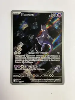 2023 Pokemon—Mewtwo #52 Scarlet & Violet—Black Star Promo Holo [MP] - Image 1