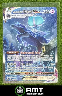 Shadow Rider Calyrex VMAX 2021 Pokemon Sword & Shield Chilling Reign #205/198 - Image 1