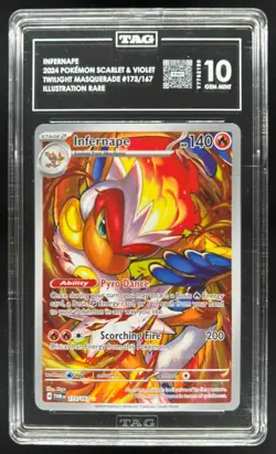 2024 Pokemon Twilight Masquerade Infernape #173/167 TAG 10 - Image 1