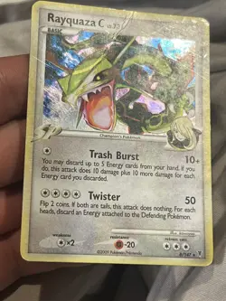 Rayquaza C - 8/147 - Holo Rare Supreme Victors Pokemon HP - Image 5