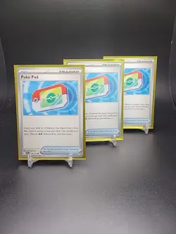 Poke Pad 198/217 Ascended Heroes Pokemon Trainer Play Set Of 3 Quantity x3 - Image 1