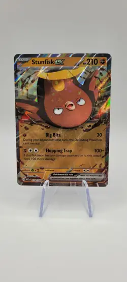 Pokemon TCG: Stunfisk ex 114/217 Double Rare - Ascended Heroes -NM - Image 1