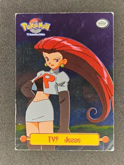 Jessie (Jesse) Holo Mirror Foil TV9 TOPPS 1999 TV Animation Edition Pokemon MP - Image 1